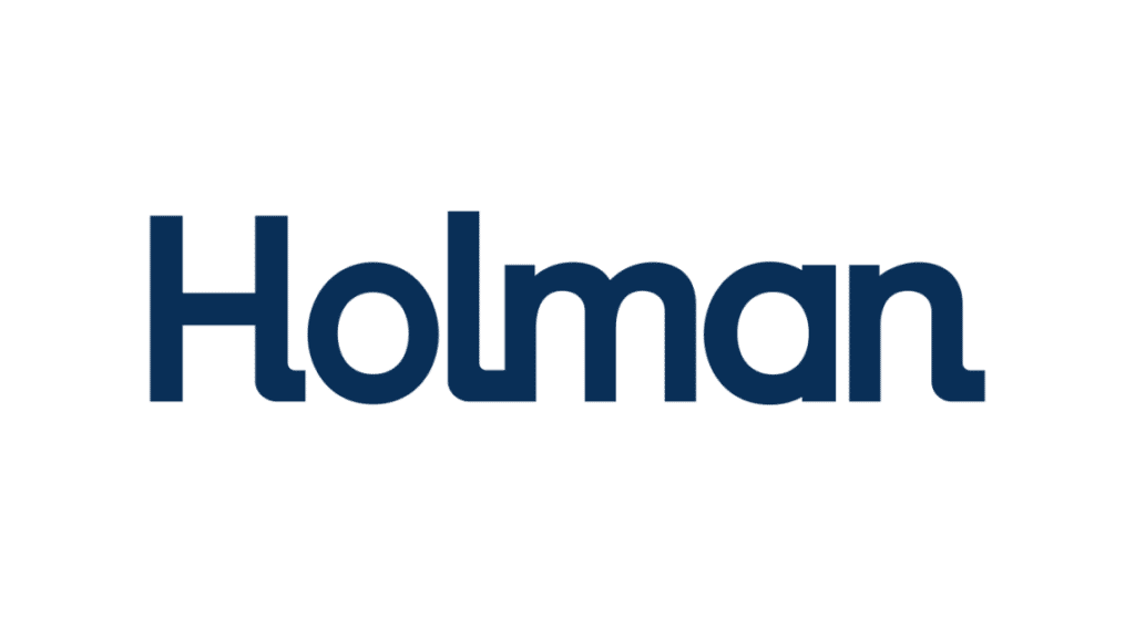 blue Holman logo